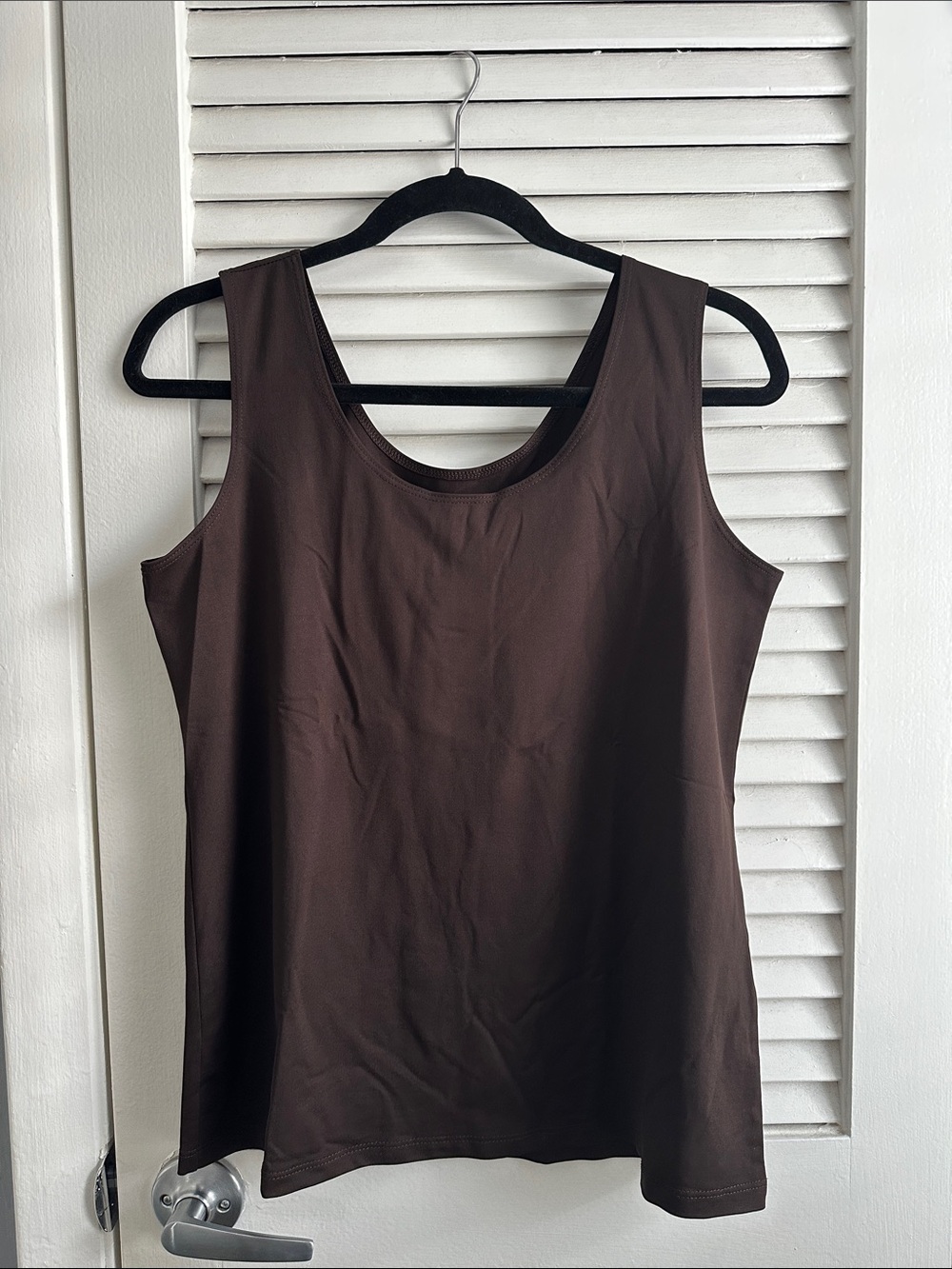 Chicos brown tank top size 2 Large
